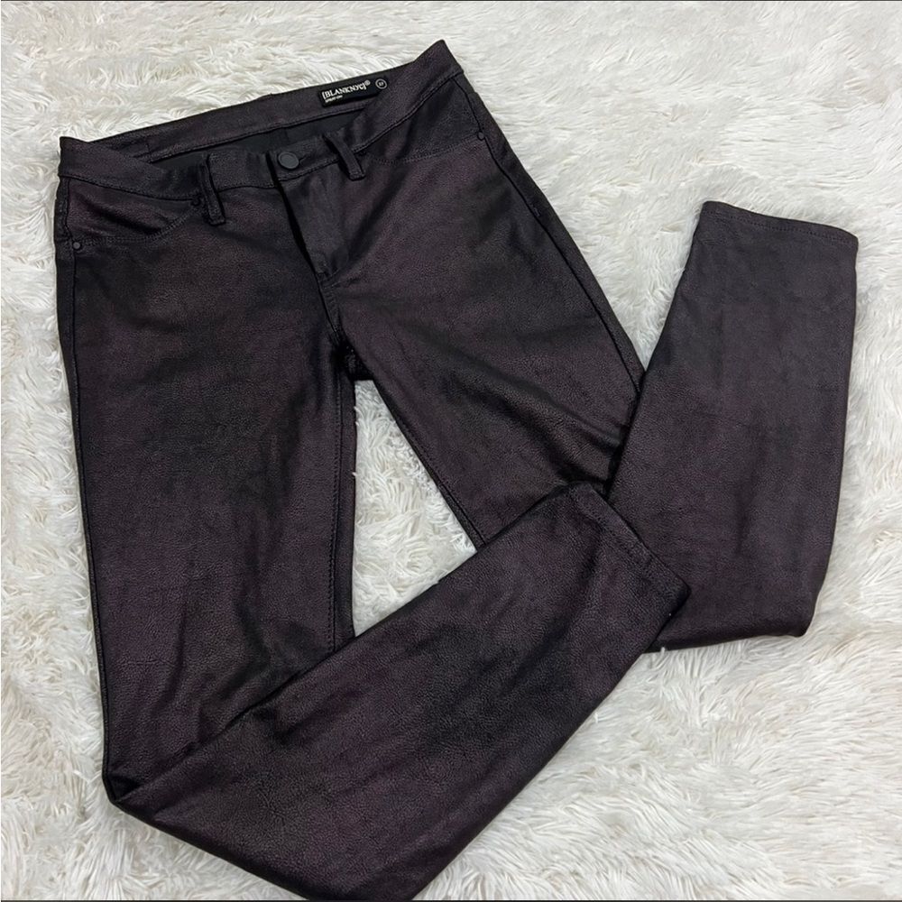 Blank nyc purple coated pants 27